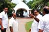 State Forest Minister B Ramanath Rai visits Infant Jesus Shrine, Mangalore